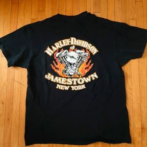 Vintage 90s (1992) Harley Davidson Jamestown, New York Tshirt